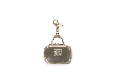 MIUMIU Beau Laminated Leather Micro Bag "Gold"