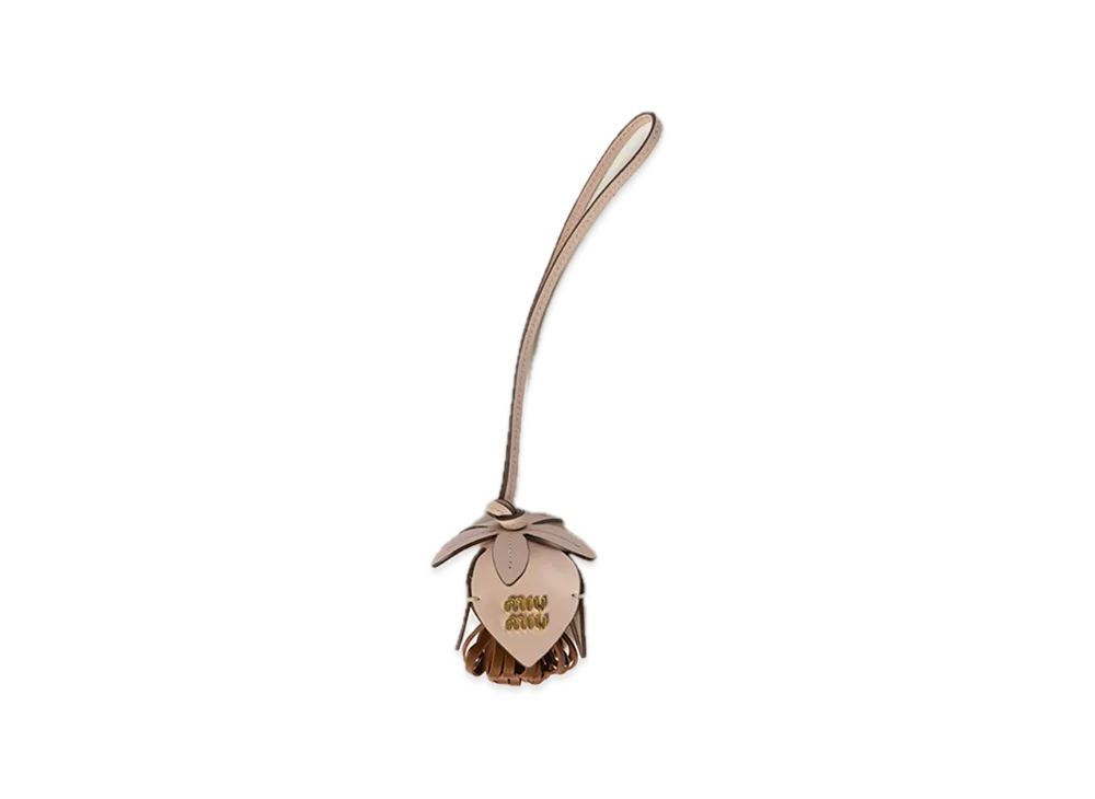 MIU MIU Leather Trick "Powder Beige/Cognac"