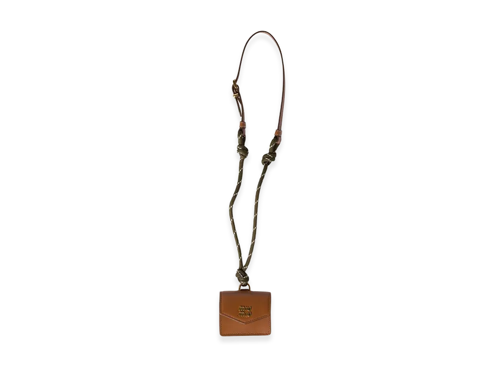 MIU MIU Women's Bag Accessories "Brown/Green"
