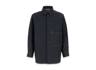 Valentino Denim Oversize Shirt "Dark Blue"