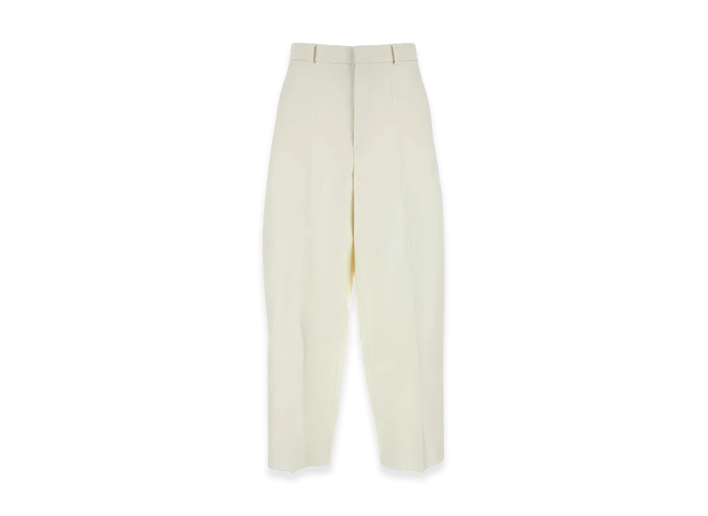 Valentino Wool Blend Pant "Ivory/White"