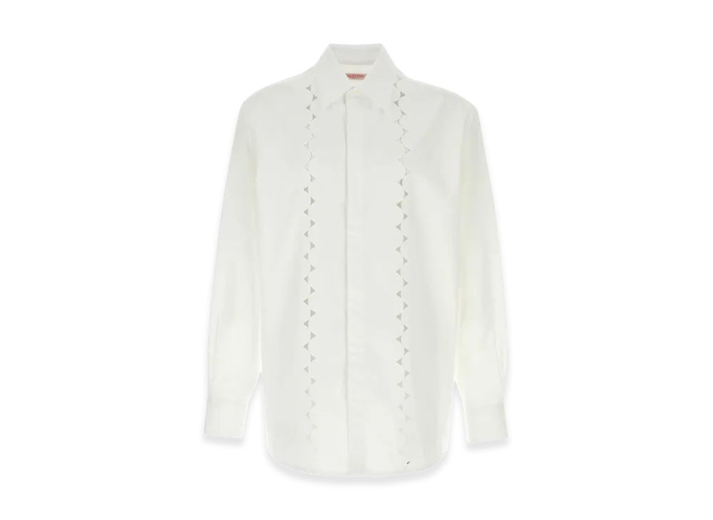 Valentino Poplin Shirt "White"