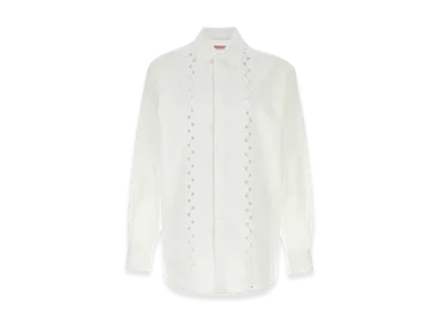 Valentino Poplin Shirt "White"