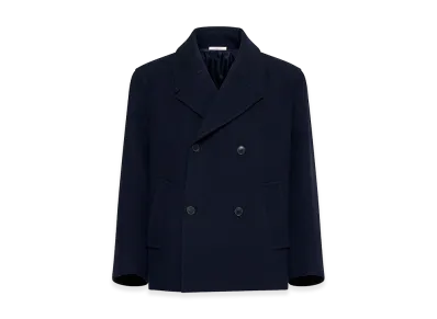 Valentino Wool Coat "Midnight Blue"