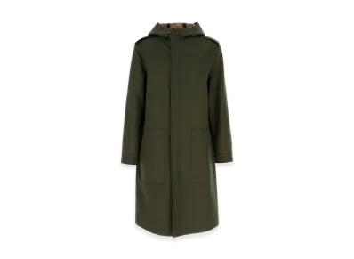 Valentino Cotton Trench Coat "Army Green"