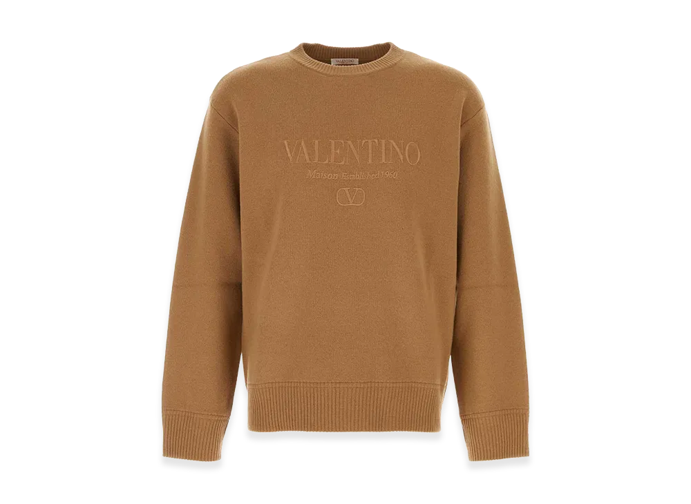 Valentino Wool Sweater "Biscuit/Beige"