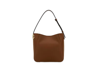 Valentino Women's Leather Vlogo Bucket Bag "Brown"