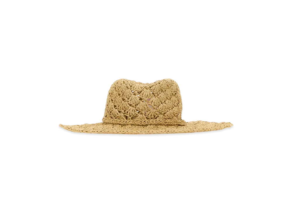 Valentino Women's Raffia Garavani Escape Hat "Beige"