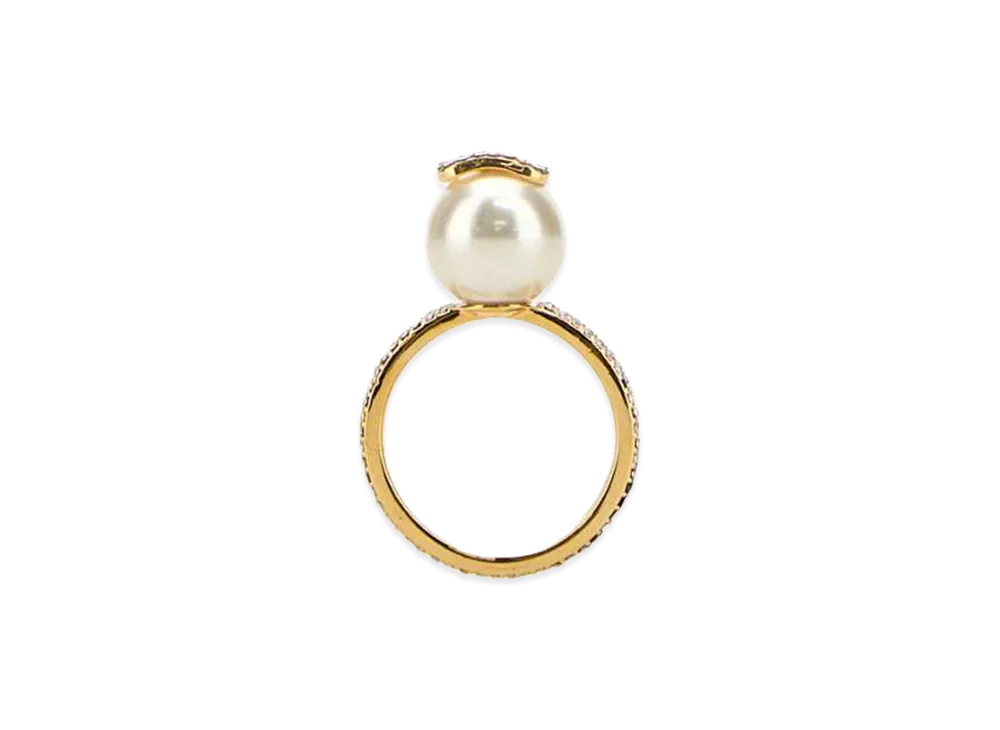 Valentino Women's Metal Vlogo Signature Ring "Gold"