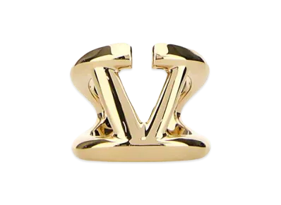 Valentino Women's Metal Vlogo Signature Ring "Gold"