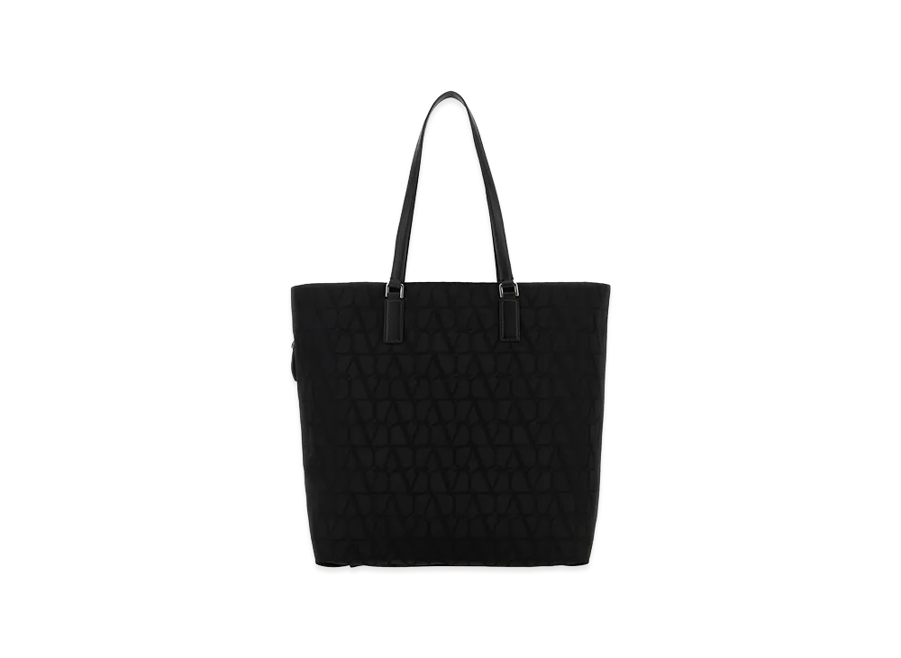 Valentino Tolie Iconographe Shopping Bag "Black"