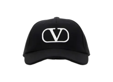 Valentino Cotton Baseball Cap "Black"