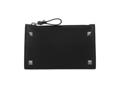 Valentino Rockstud Card Holder "Black"