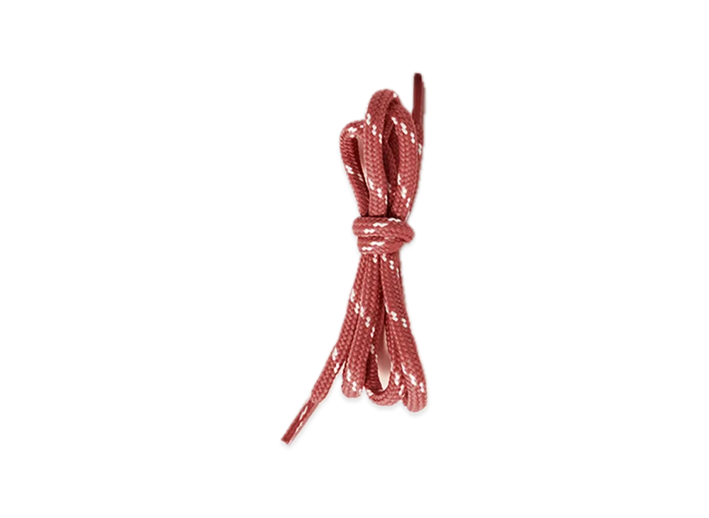 MIU MIU Two-Tone Cord Shoelaces "Rose Pink/White"