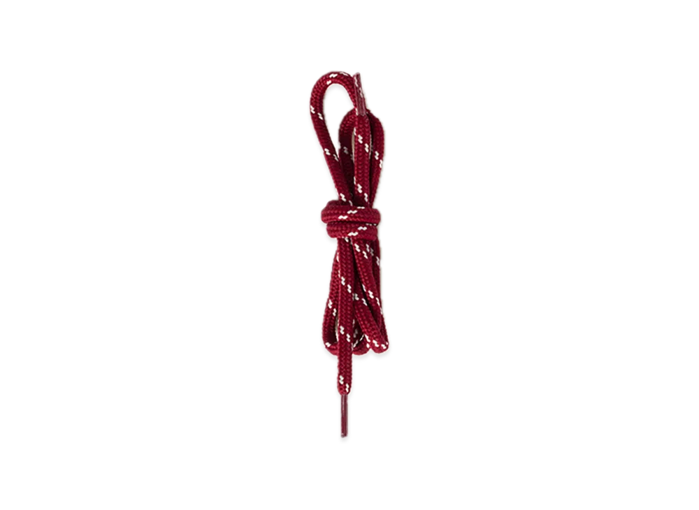 MIU MIU Two-Tone Cord Shoelaces "Wine Red"