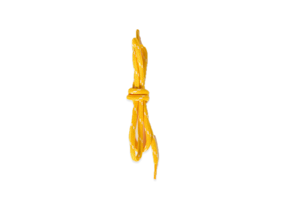 MIU MIU Two-Tone Cord Shoelaces "Yellow/White"