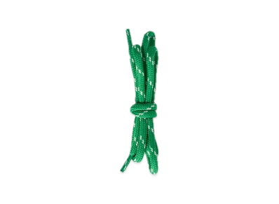MIU MIU Two-Tone Cord Shoelaces "Emerald/White"