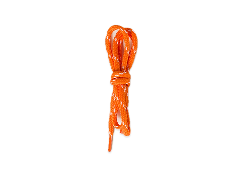 MIU MIU Two-Tone Cord Shoelaces "Orange/White"