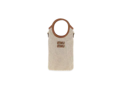 MIU MIU Women's Ivy Smartphone Holder "Beige"