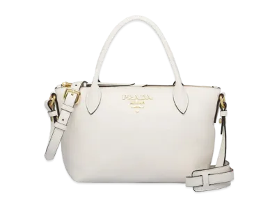 PRADA Leather Handbag "White"