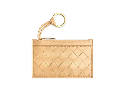 Bottega Veneta Key Pouch "Almond"