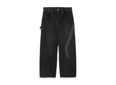 UNDERCOVER Denim Wide Pants "Black"