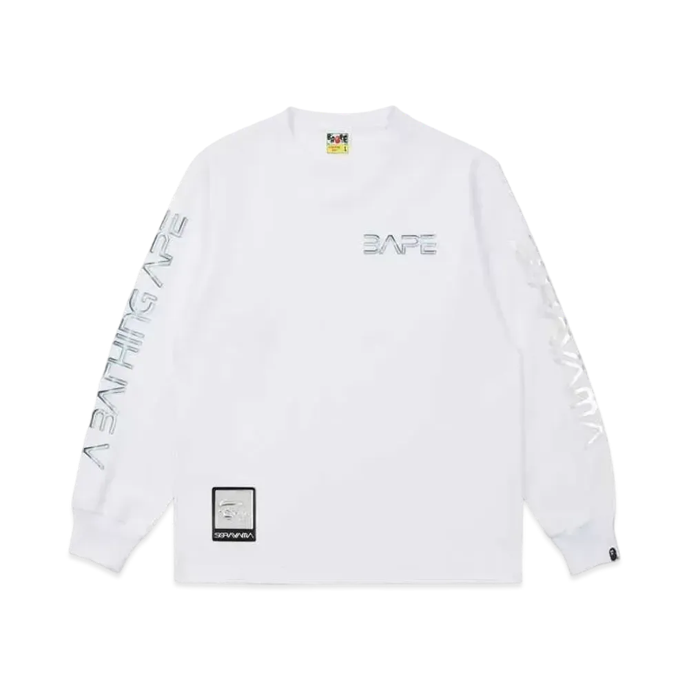 A BATHING APE X HAJIME SORAYAMA L/S TEE "White"