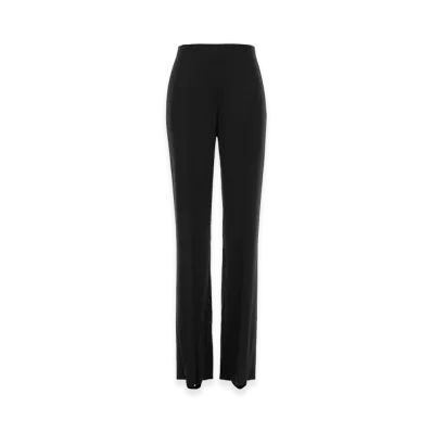 Valentino Women's Stretch Satin Pant "Black"