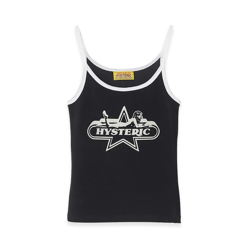 HYSTERIC GLAMOUR Women's Star Woman Camisole "Black"