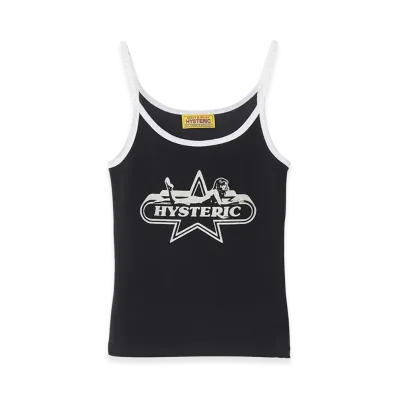 HYSTERIC GLAMOUR Women's Star Woman Camisole "Black"