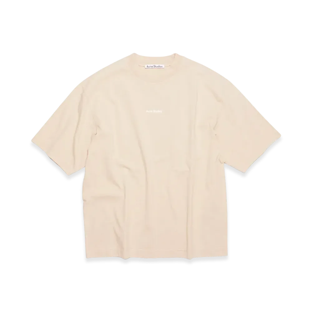 Acne Studios Logo T-Shirt "Champagne Beige"