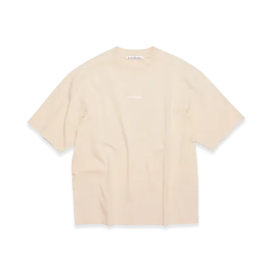 Acne Studios Logo T-Shirt "Champagne Beige"