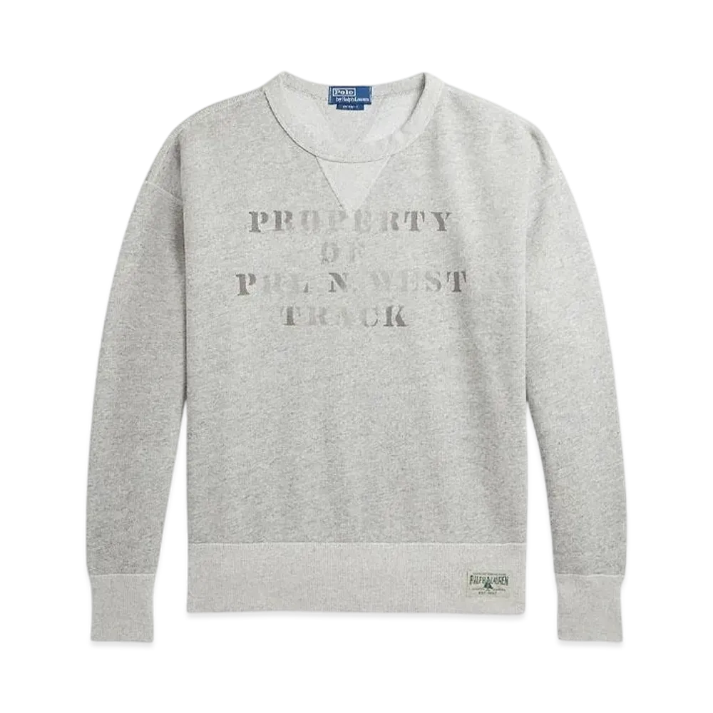 Polo Ralph Lauren Vintage Fit Fleece Graphic Sweatshirt "Gray"