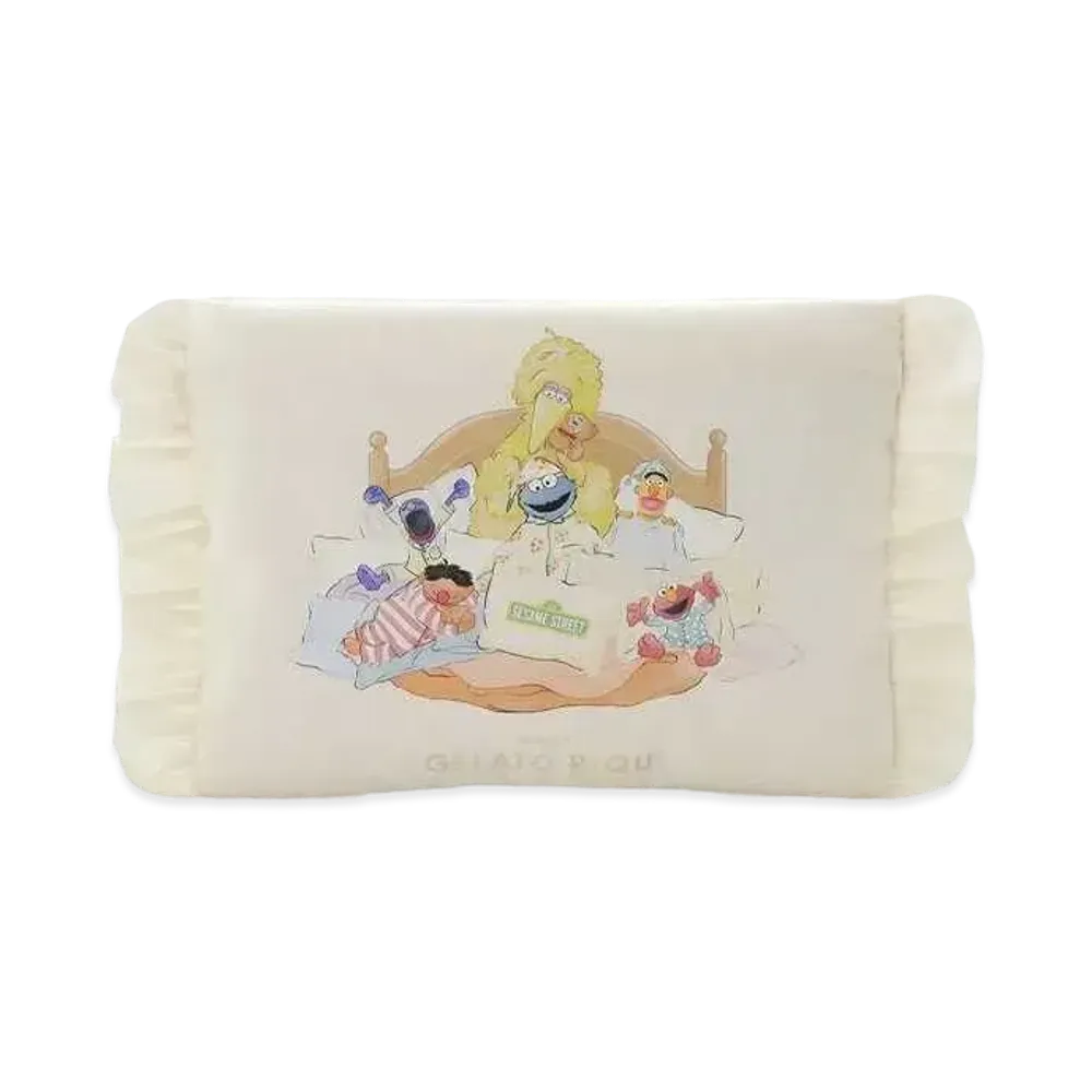 GELATO PIQUE x Sesame Street Pillow Pouch "Off White"
