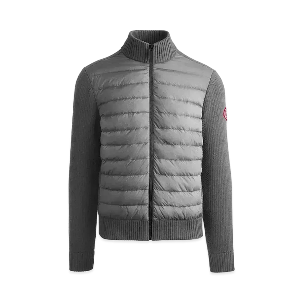CANADA GOOSE Hybridge Knit Jacket "Iron Gray"