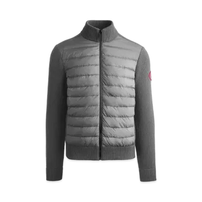 CANADA GOOSE Hybridge Knit Jacket "Iron Gray"