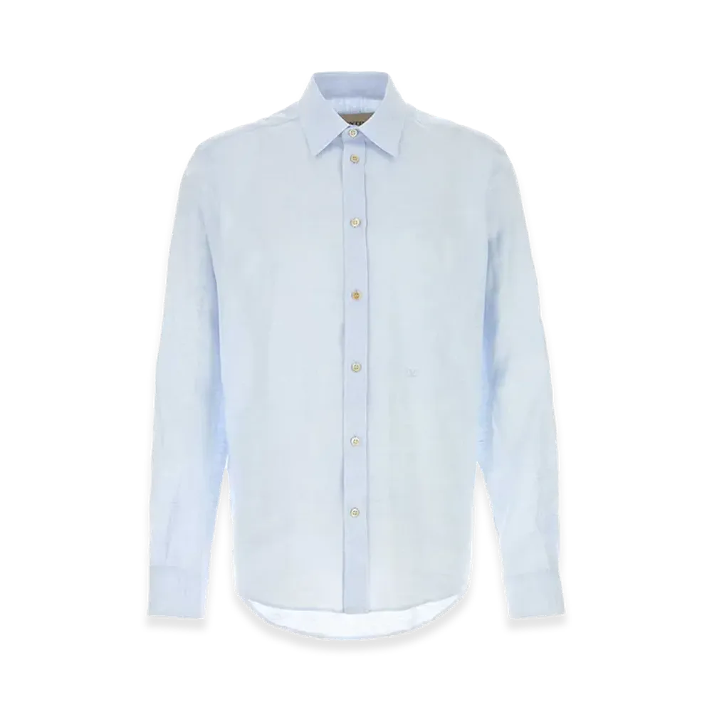 Valentino Pastel Linen Shirt "Light Blue"