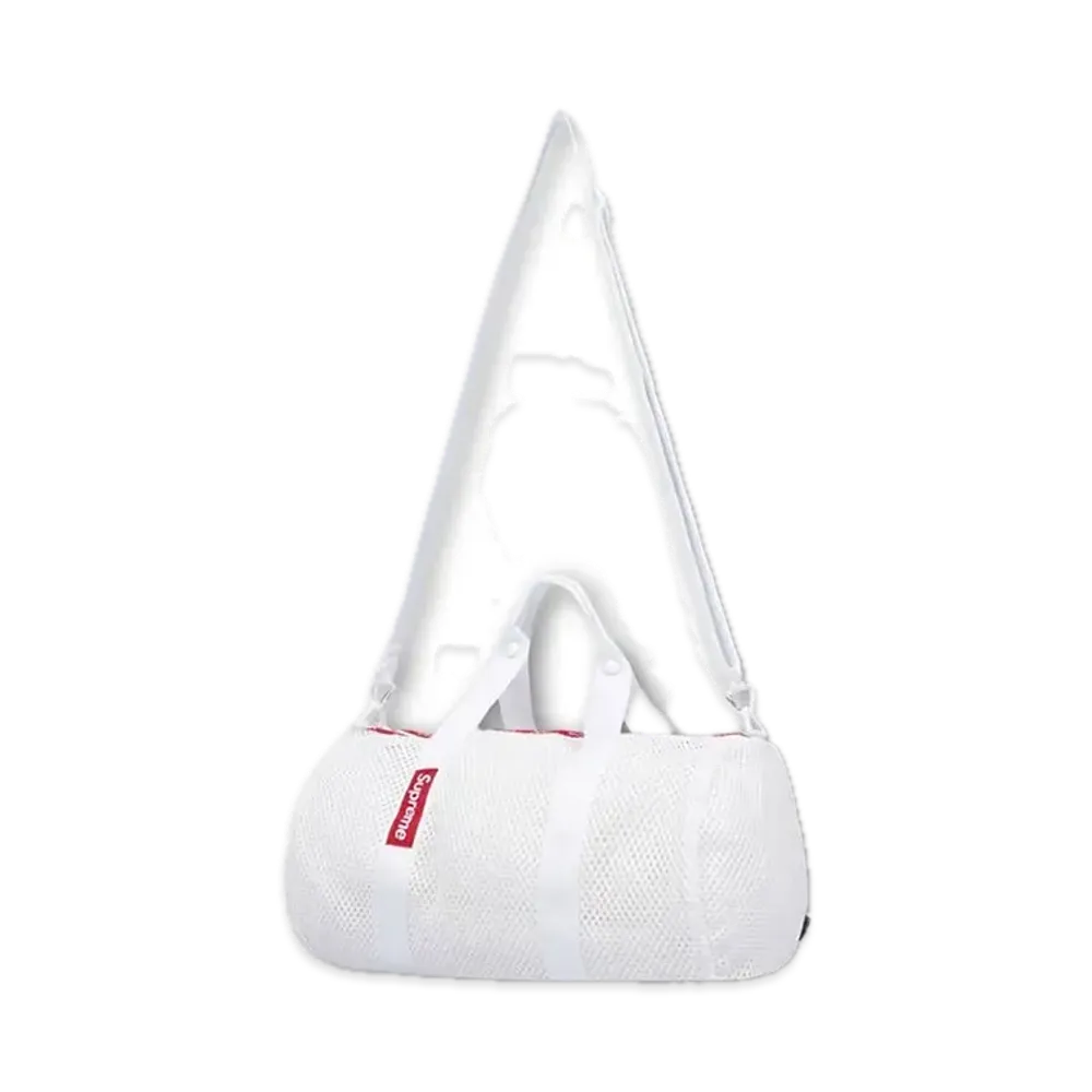 Supreme Mesh Duffle Bag "White"