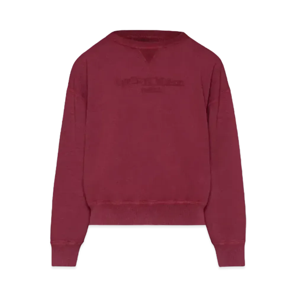 Maison Margiela Reverse Logo Sweatshirt "Bordeaux"
