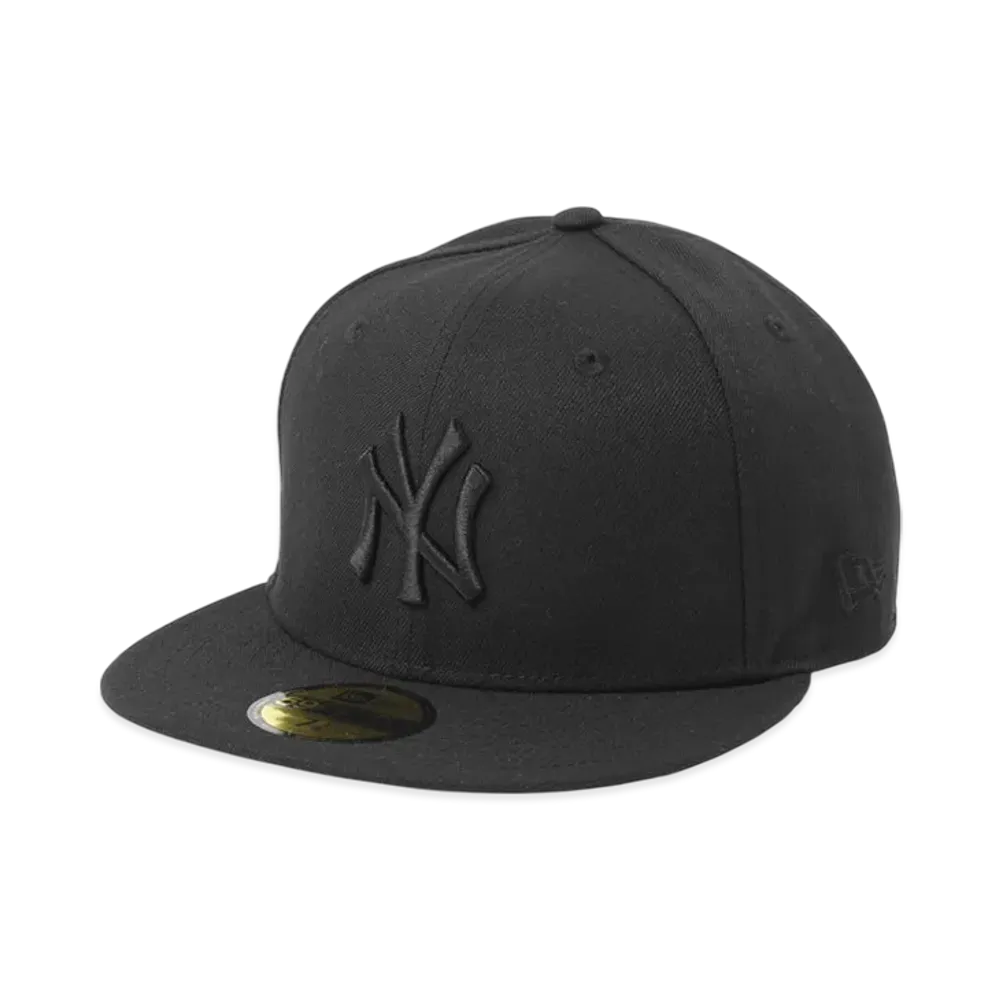 NEW ERA MLB Basic 59Fifty Black On Black Collection New York Yankees "Black"