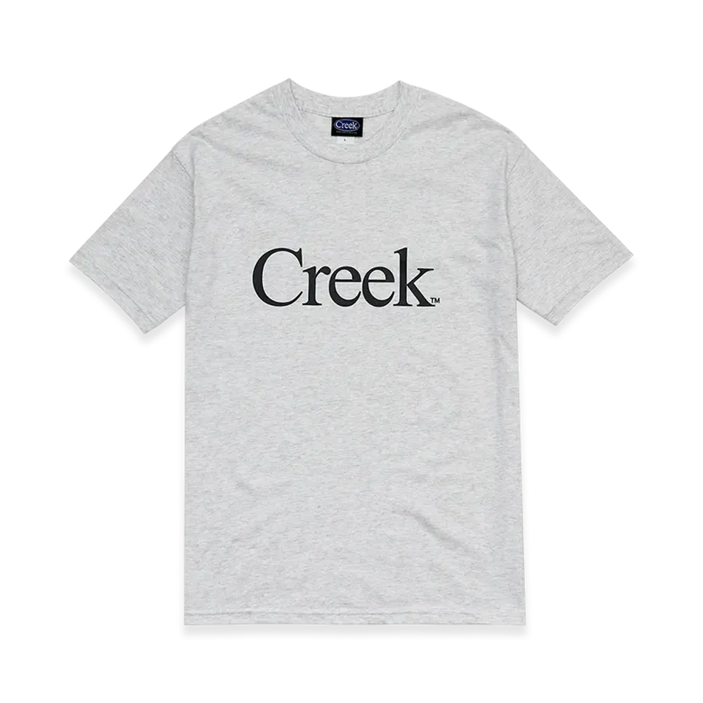 Creek Angler's Device Logo S/S Tee "Grey"