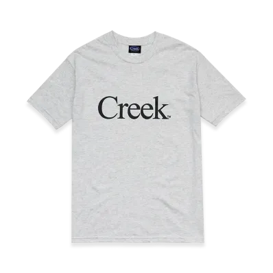 Creek Angler's Device Logo S/S Tee "Grey"