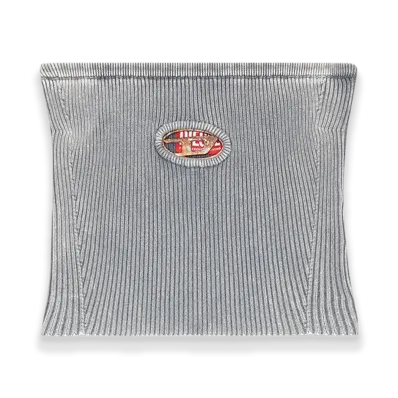 Diesel M-Clarksville-R Knit Tube Top With Rusty-Look Oval D "Gray"