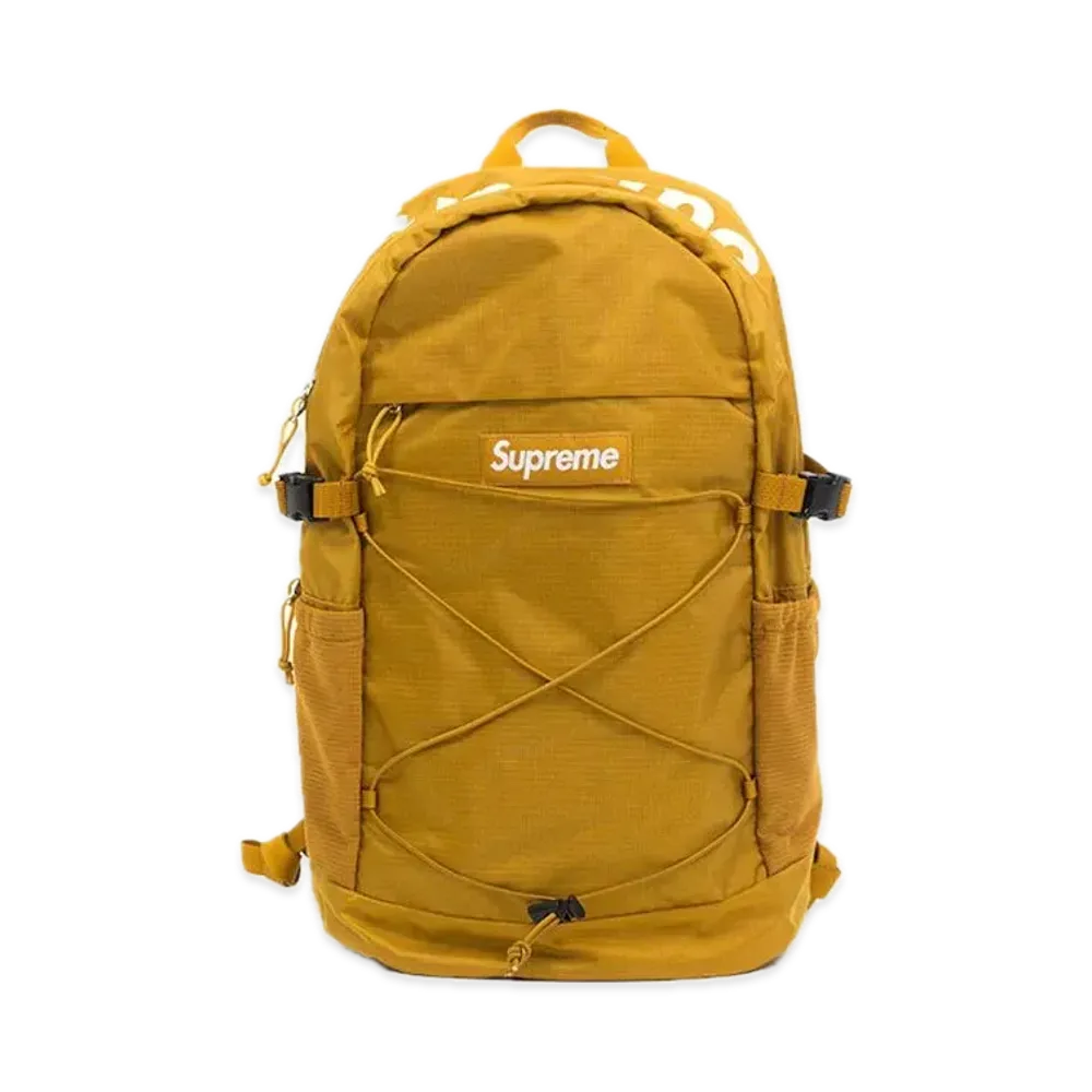 Supreme SS16 210 Denier Cordura Backpack "Gold"
