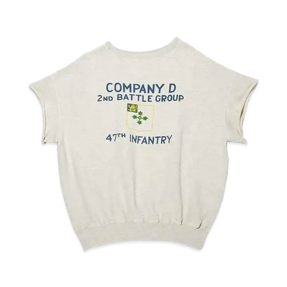 BOW WOW 47TH INFANTRY REGIMENT SS SWEAT SHIRTS "OATMEAL AGEING"