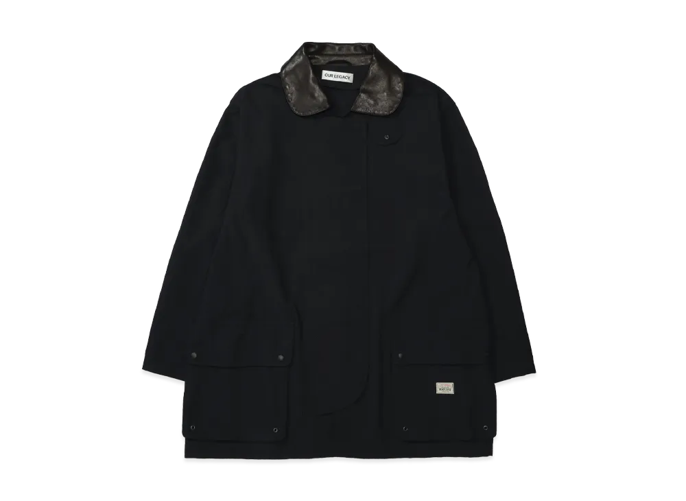 Stussy x Our Legacy Work Shop Fireman Jacket "Black Nylon Cordura"