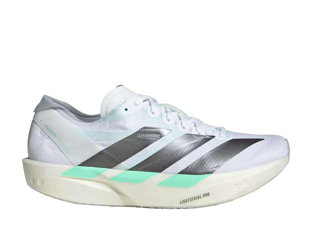adidas Women's Adizero Takumi Sen 11 "Cloud White/Iron Metallic/Pulse Mint"