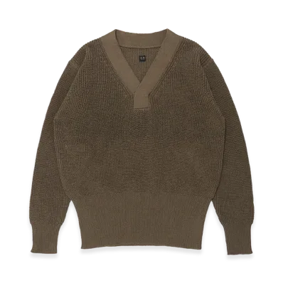 T.T Taiga Takahashi LOT.529 V Neck Pullover "Olive"
