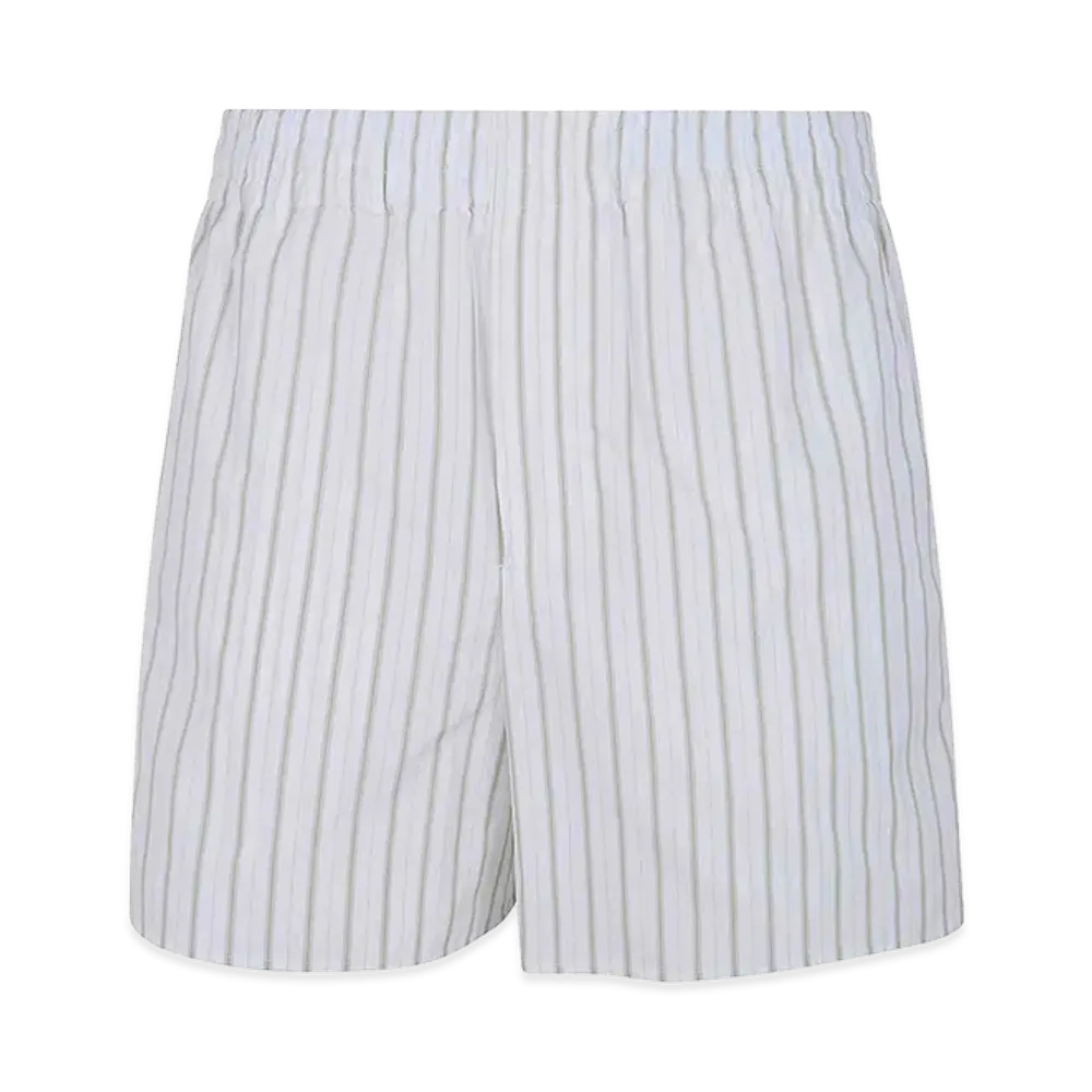 AMI PARIS Women's Elasticated Shorts "White"