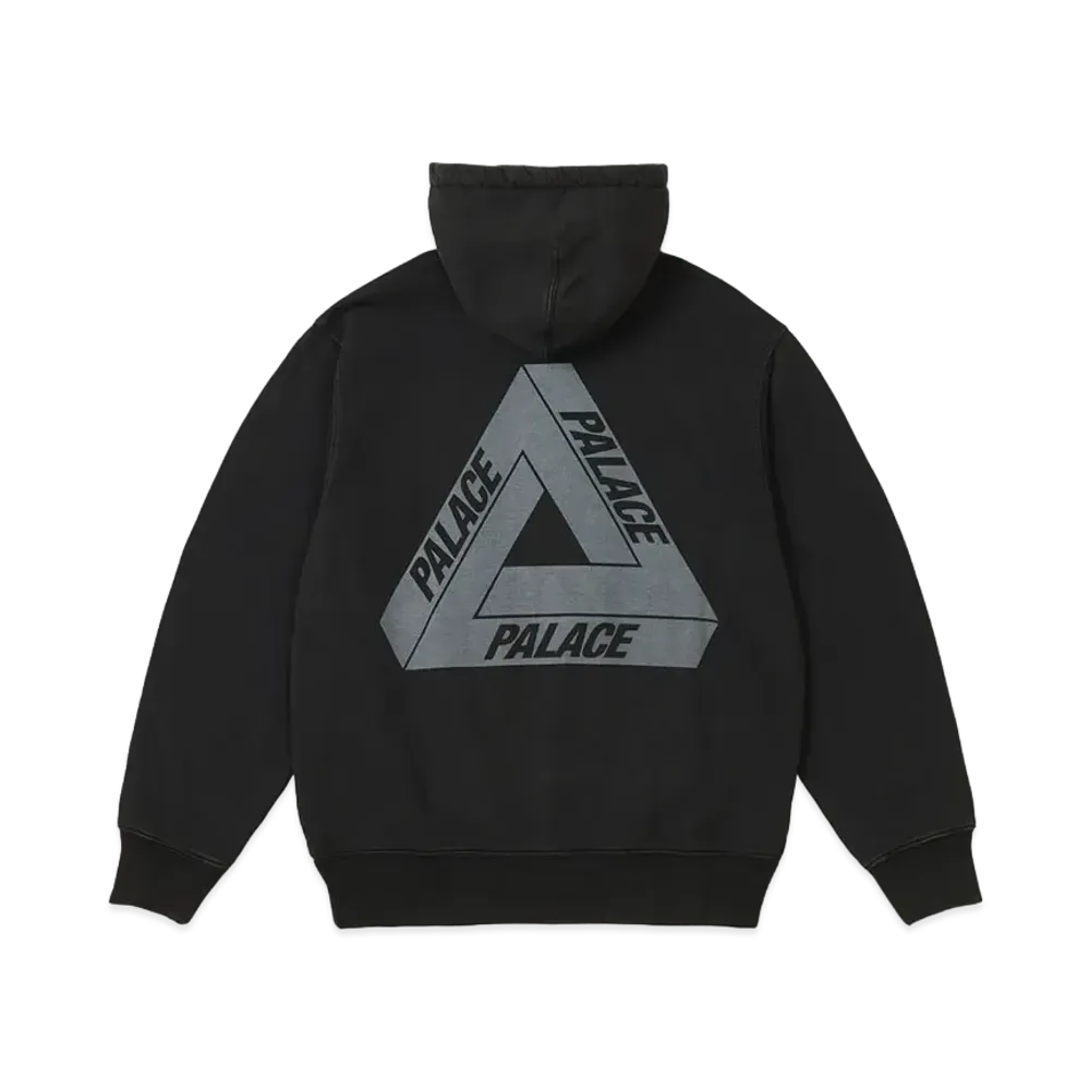 PALACE Washed Out Tri-Ferg Hood "Black"